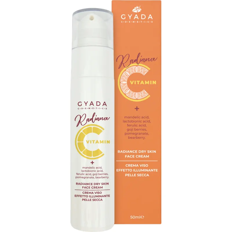 GYADA Radiance Crema Viso Illuminante - Pelle Secca, 50 ml