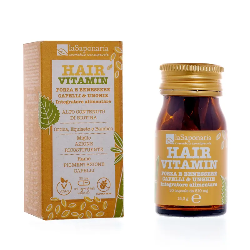 HAIR VITAMIN - Integratore alimentare capelli e unghie LA SAPONARIA | Pinalli