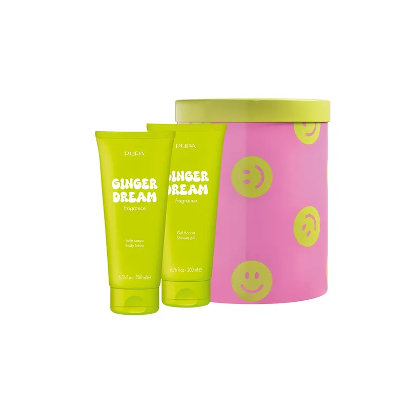 Happy Box Kit Gel Doccia + Latte Corpo Ginger Dream PUPA | Pinalli