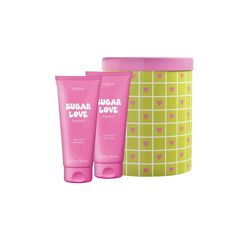 Happy Box Kit Gel Doccia + Latte Corpo Sugar Love PUPA | Pinalli