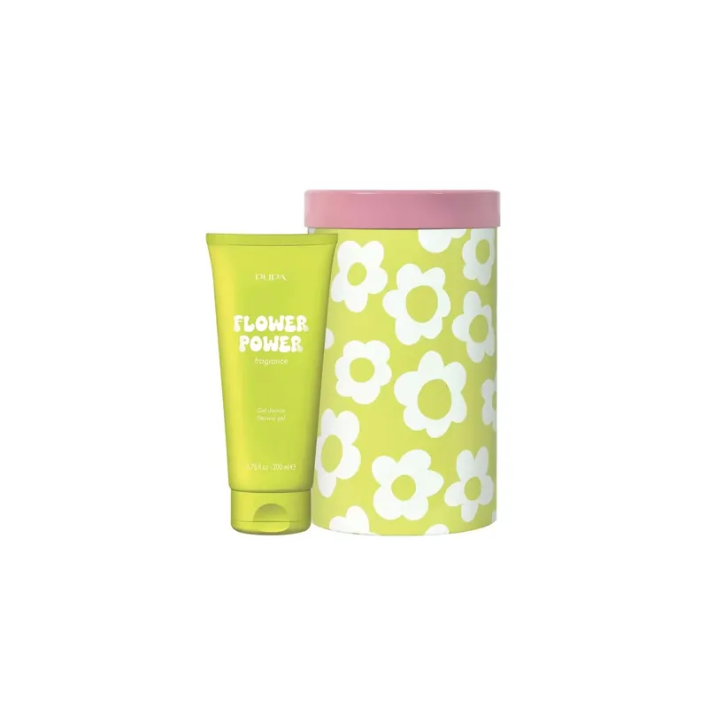 HAPPYBOX - GEL DOCCIA FLOWER POWER 200ml PUPA | Pinalli