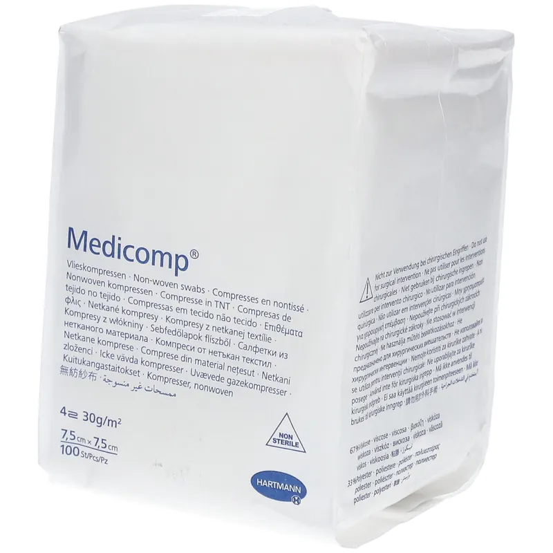 Hartmann Medicomp® 4 Strati Non Sterili 7,5 x 7,5 cm