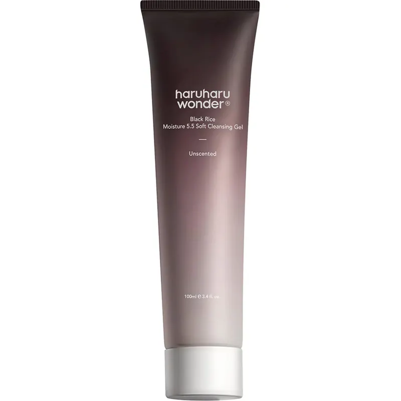 HaruHaru Wonder Black Rice Moisture 5.5 Soft Cleansing Gel, 100 ml