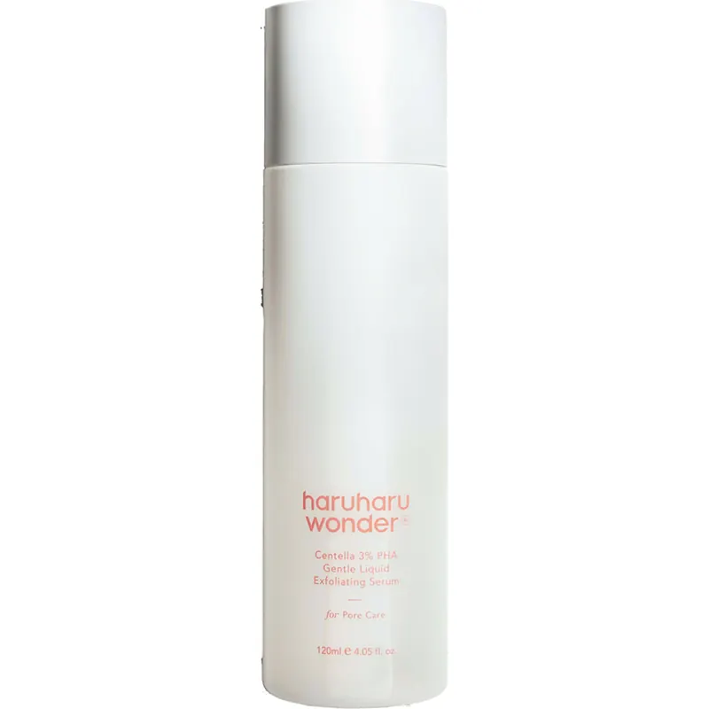 HaruHaru Wonder Centella 3% PHA Gentle Liquid Exfoliating Serum, 120 ml