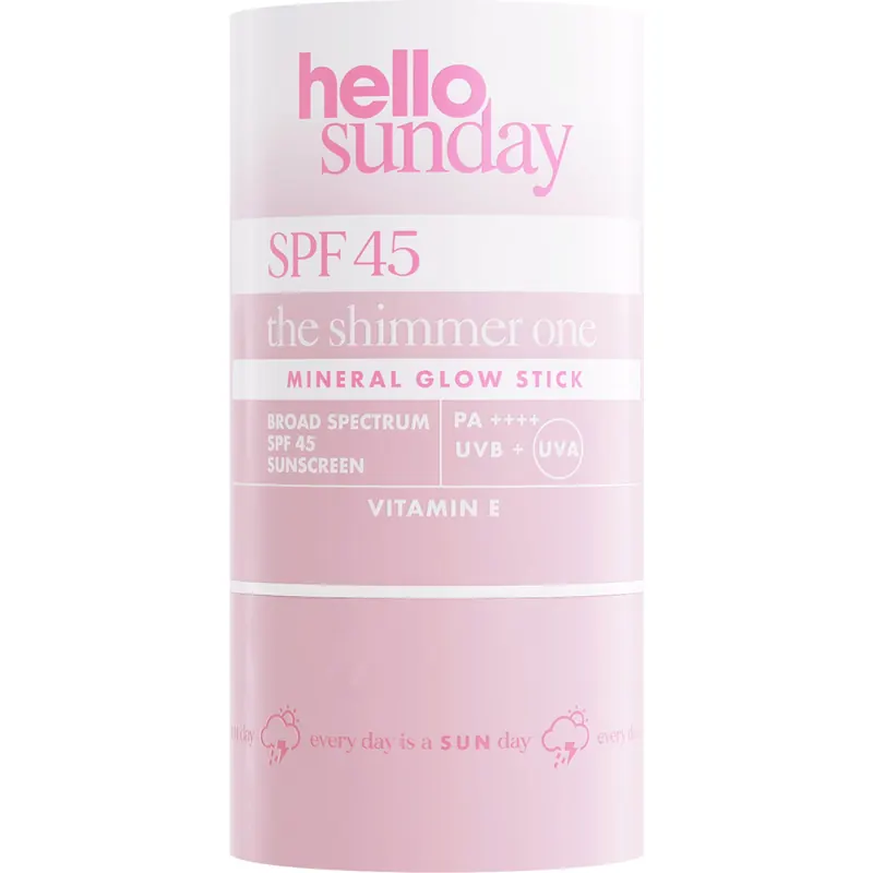 Hello Sunday the shimmer one Mineral Glow Stick SPF45, 20 g