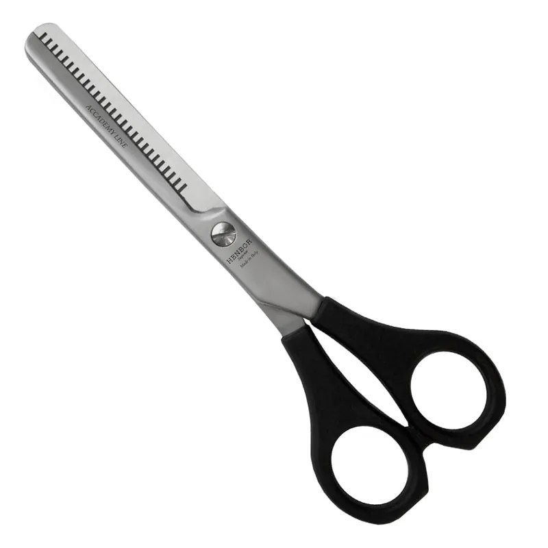 Henbor forbici per sfoltire i capelli in acciaio inox accademy line 6″