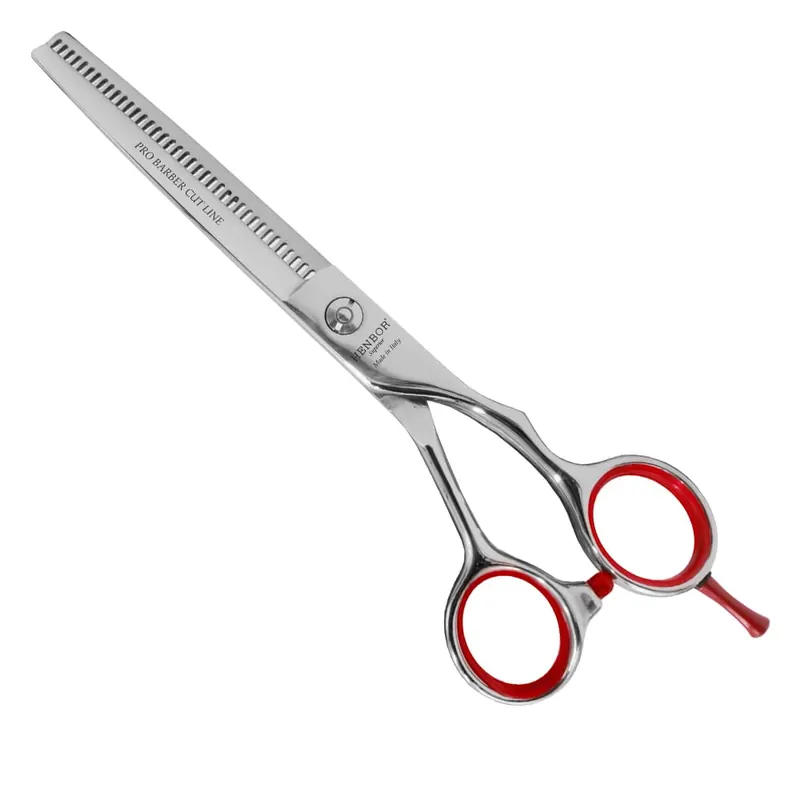 Henbor forbici per sfoltire i capelli in acciaio inox Pro Barber Cut Line 6,5″