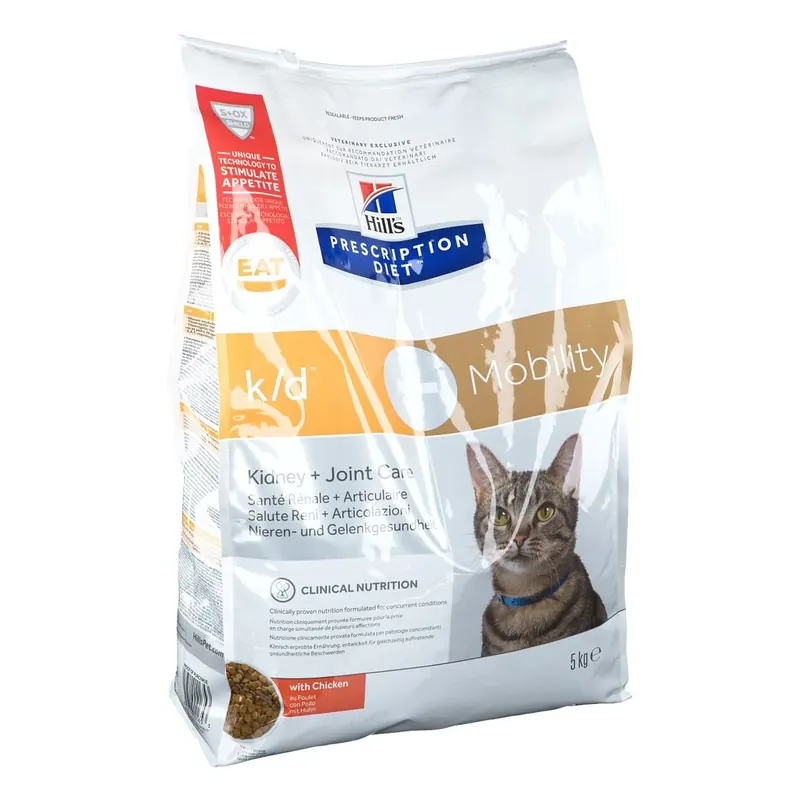 Hill's™ Prescription Diet™ k/d™ + Mobility Alimento per Gatti con Pollo