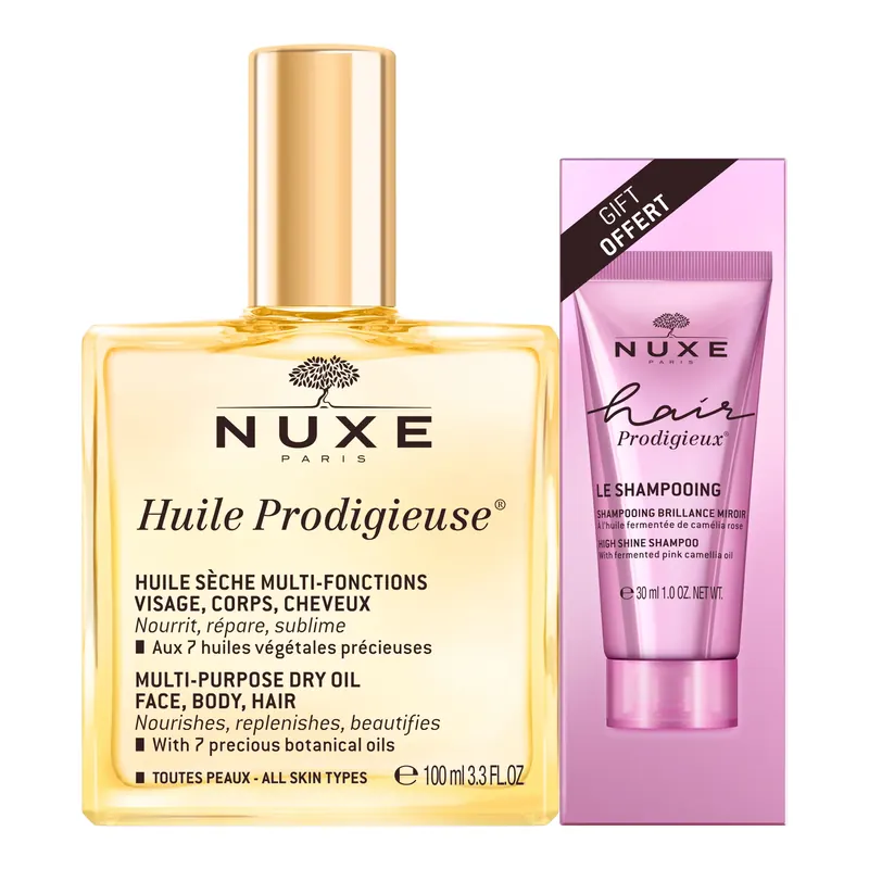 Huile Prodigieuse Con Omaggio Shampoo Hair Prodigieux NUXE | Pinalli