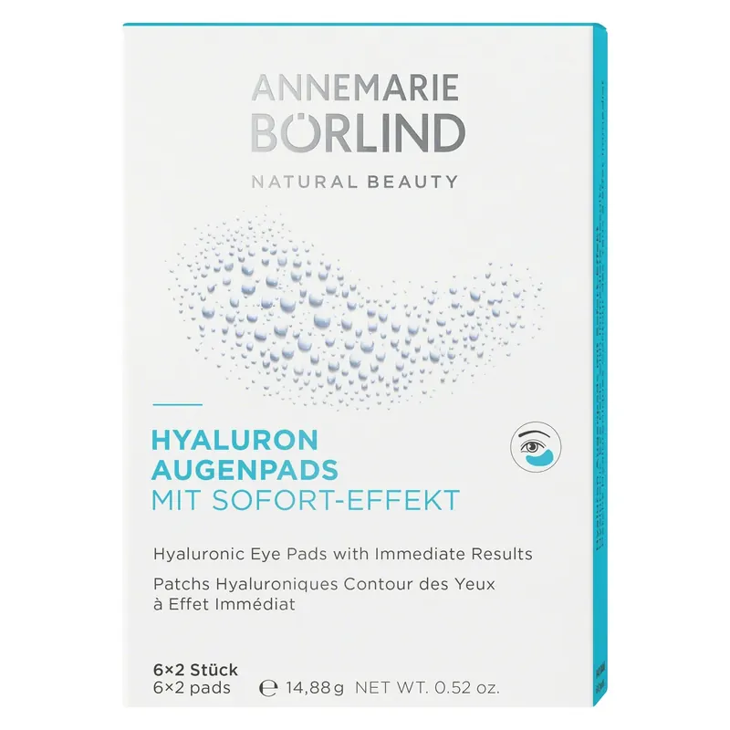 Hyaluronic Eye Pads 2x6pz ANNEMARIE BÖRLIND | Pinalli