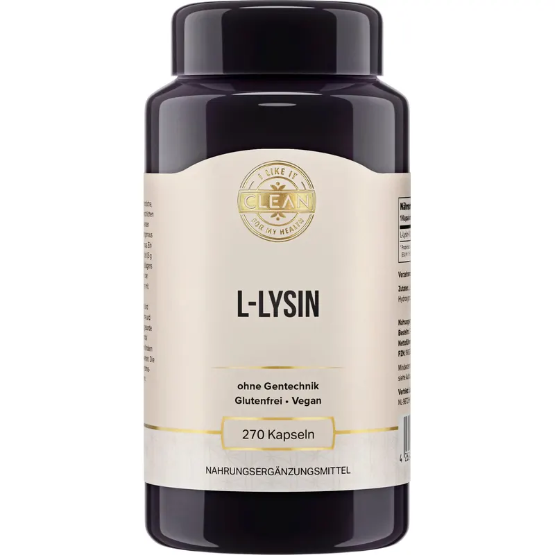 i like it clean L-Lisina, 270 capsule