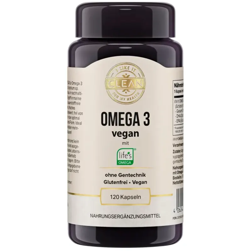 i like it clean Omega 3 Vegan, 120 capsule