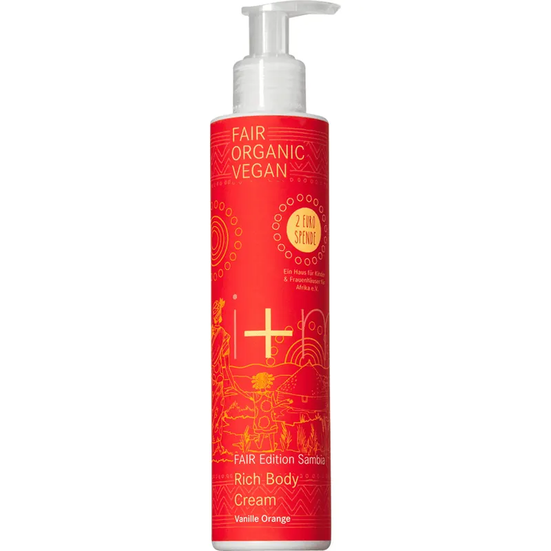 i+m Naturkosmetik Fair Edition Zambia Rich Body Cream Orange Vanilla, 200 ml