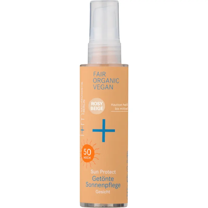 i+m Naturkosmetik Sun Protect Crema Solare Colorata SPF 50, 50 ml