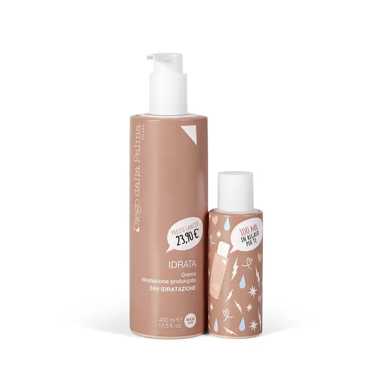 #Idrata - Crema Idratazione Prolungata 400ml + 100ml DIEGO DALLA PALMA | Pinalli