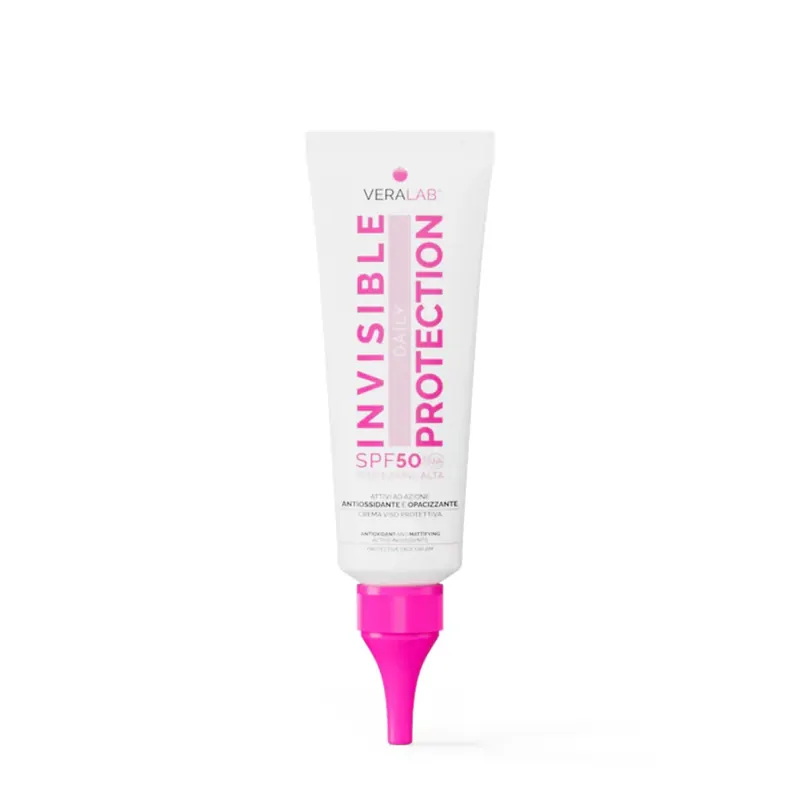 INVISIBLE DAILY PROTECTION SPF 50 Crema viso SPF50 con attivi opacizzanti VERALAB | Pinalli
