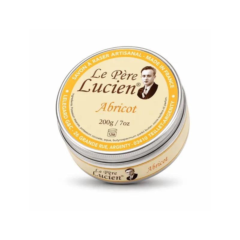 Jabón de Afeitar Artesanal Albaricoque Le Perè Lucien Bol 200gr.