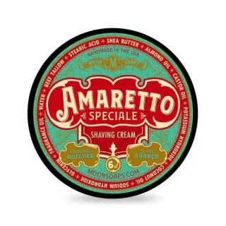 Jabón de afeitar artesanal MOON Amaretto 170gr