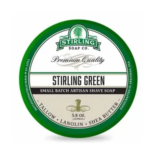 Jabón de afeitar artesanal STIRLING Green 170ml