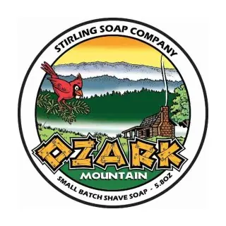 Jabón de afeitar artesanal STIRLING Ozark Mountain 170ml