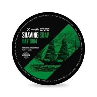 Jabón de afeitar BARRISTER and MANN Bay Rum 118ml