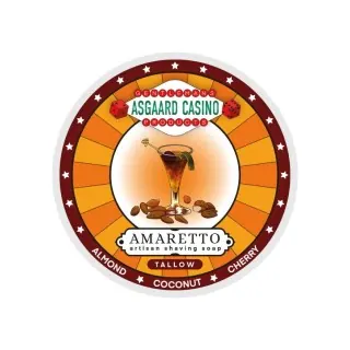 Jabón de afeitar MMGP Amaretto (ASGAARD CASINO) base sebo 100g