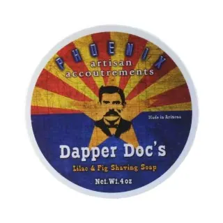 Jabón de afeitar PHOENIX ARTISAN ACCOUTREMENTS Dapper Doc’s fórmula CK6 113g