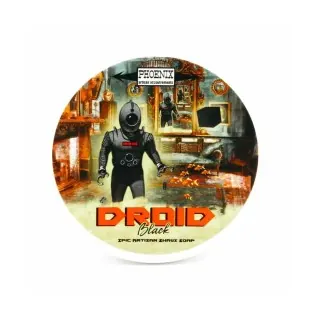Jabón de afeitar PHOENIX ARTISAN ACCOUTREMENTS Droid Black fórmula Premium CK6 113g