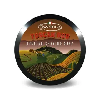 Jabón de afeitar RAZOROCK Tuscan Oud 150ml