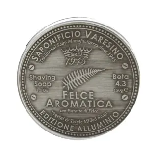 Jabón de afeitar SAPONIFICIO VARESINO Felce Aromatica Beta 4.3 en bol aluminio 150g