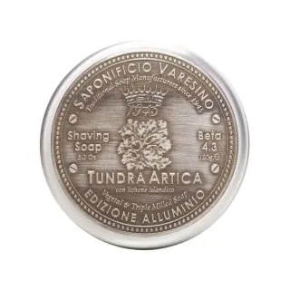 Jabón de afeitar SAPONIFICIO VARESINO Tundra Artica Beta 4.3 en bol aluminio 150g