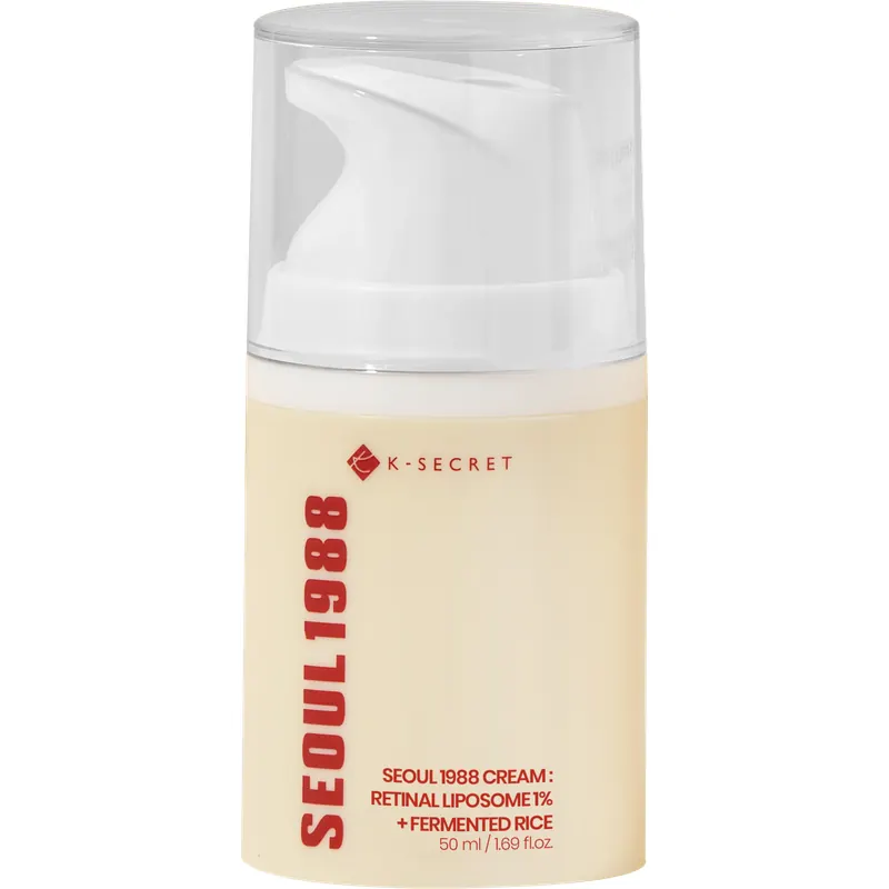 K-Secret SEOUL 1988 Cream: Retinal Liposome 1% + Fermented Rice, 50 ml