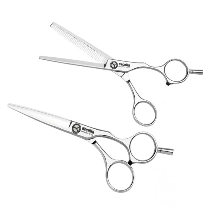 Kai set forbici Excelia 01 offset 6.0″ e sfoltitrice 03 38B