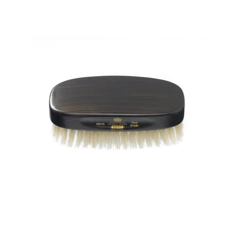 Kent Ebony Wood Hairbrush