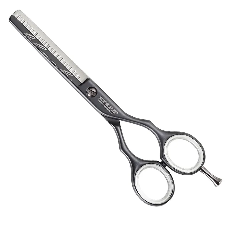 Kiepe forbici per sfoltire i capelli Luxury Black mezza lama 5.5″