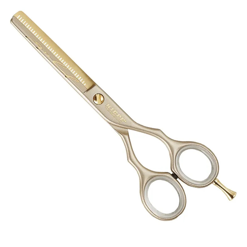 Kiepe forbici per sfoltire i capelli Luxury Gold mezza lama 5.5″