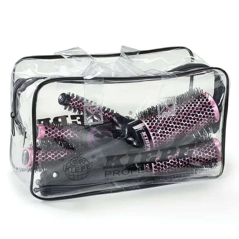 Kiepe kit 5 spazzole pure pink 13,20,25,33,43mm