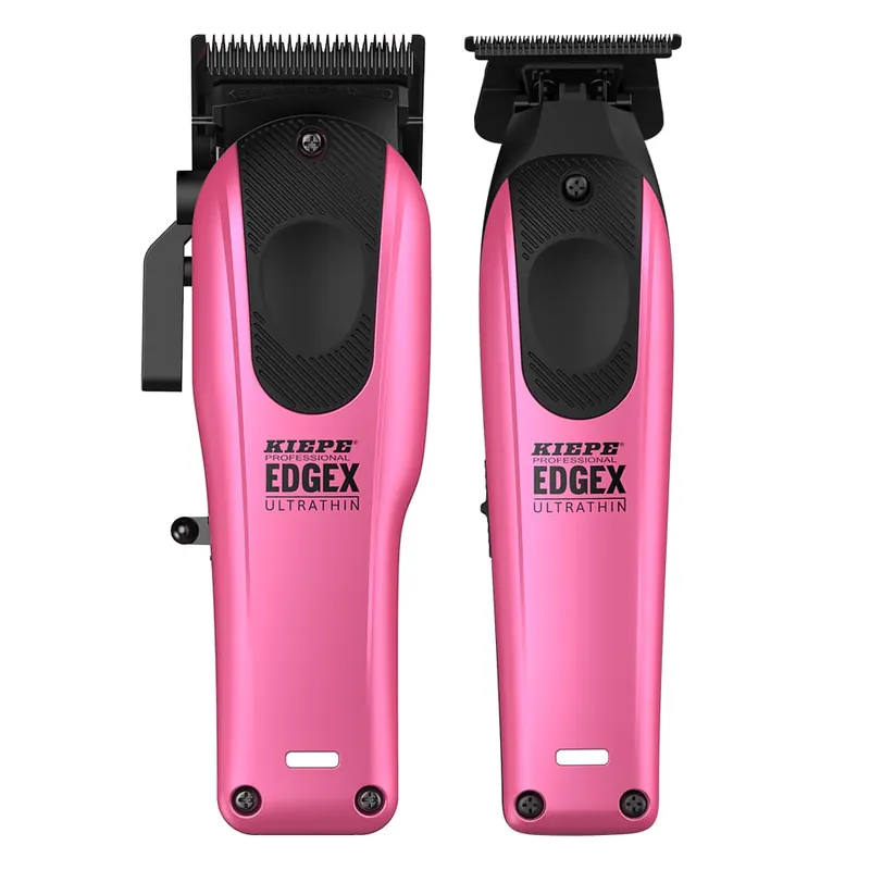 Kiepe set taglicapelli e trimmer Edgex Ultrathin rosa