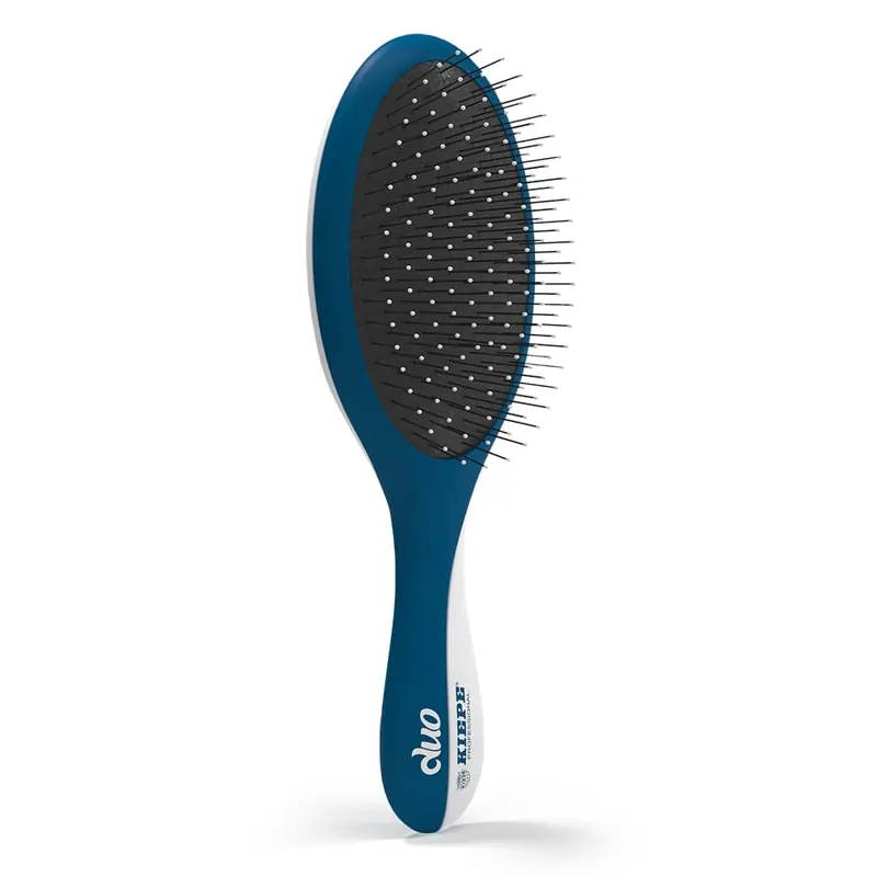 Kiepe spazzola per capelli professionale Duo blu/bianco