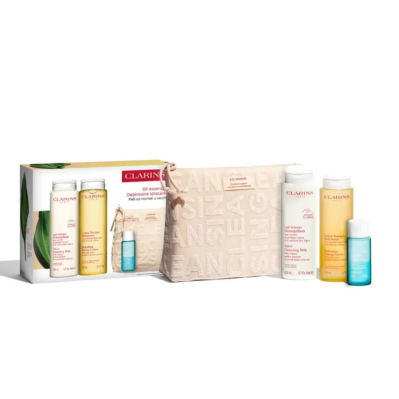 Kit Gli essenziali detersione idratante CLARINS | Pinalli
