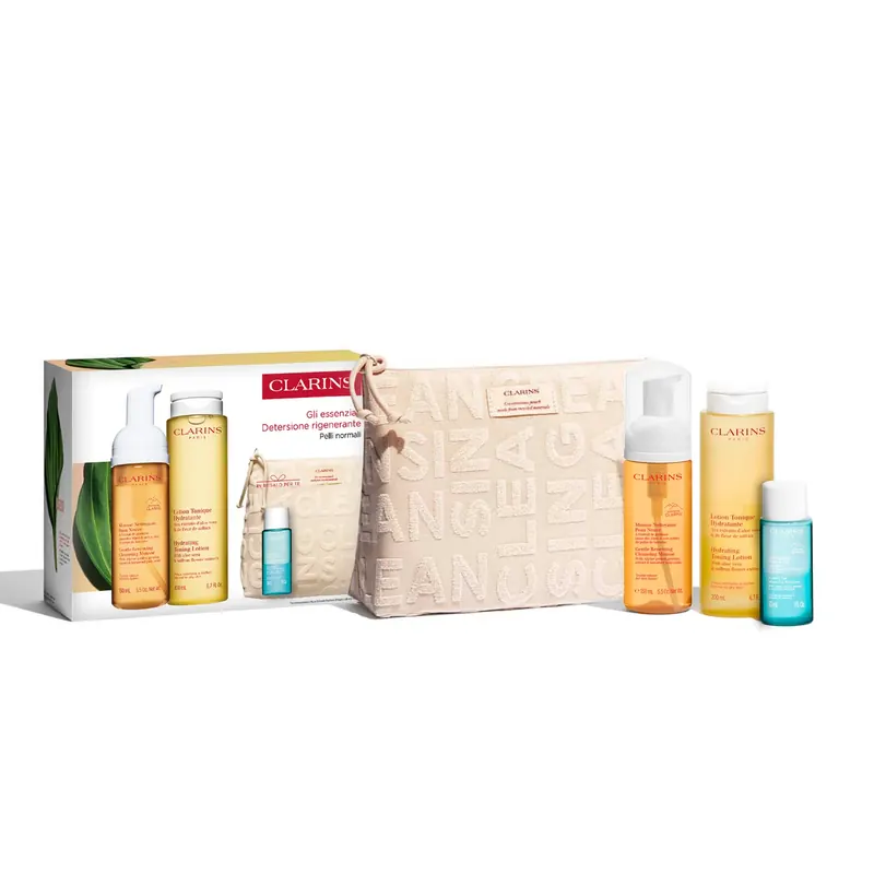 Kit Gli essenziali detersione rigenerante CLARINS | Pinalli