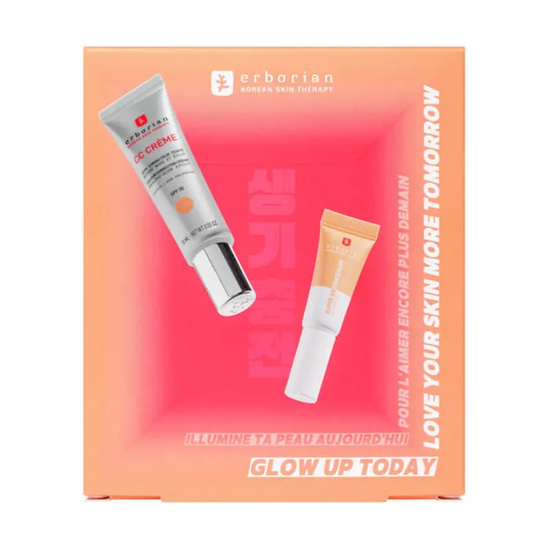 KIT HEALTHY GLOW - CC Crème & Super BB Concealer - Dorè ERBORIAN | Pinalli