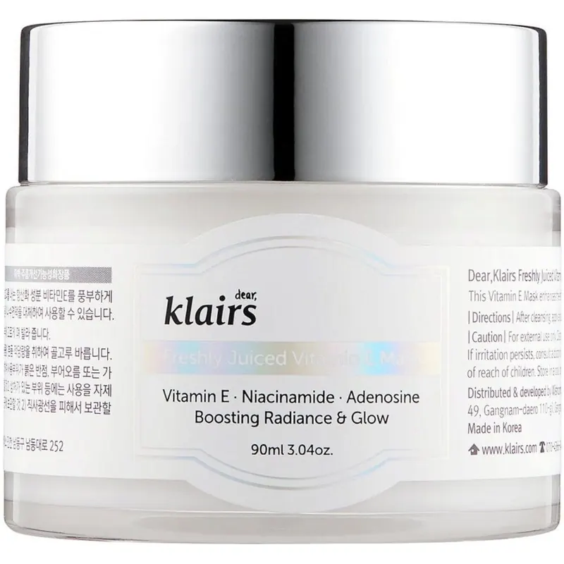 Klairs Freshly Juiced Vitamin E Mask, 90 ml