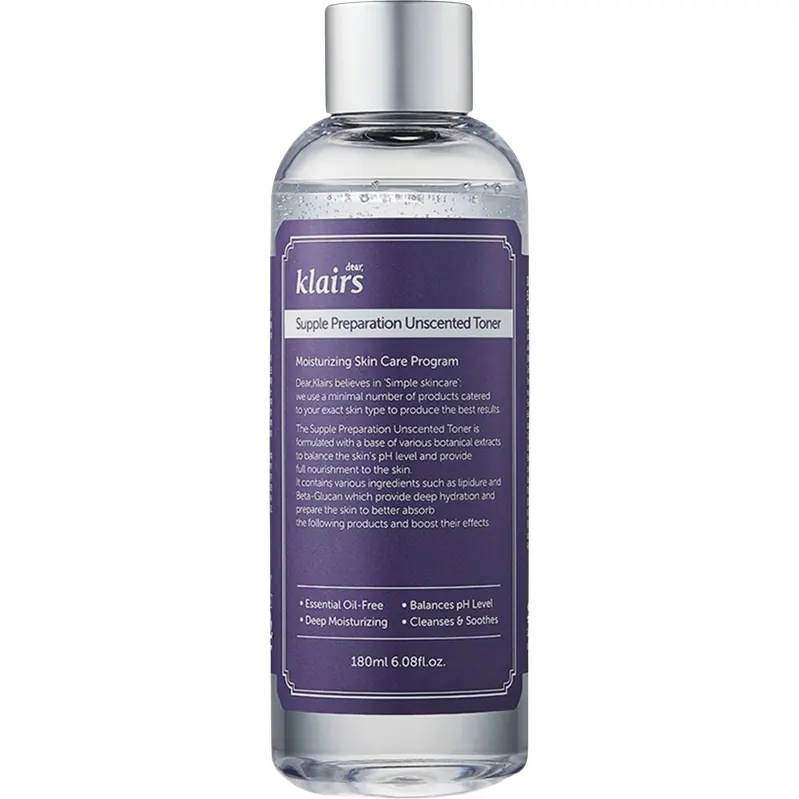Klairs Supple Preparation Unscented Toner, 180 ml