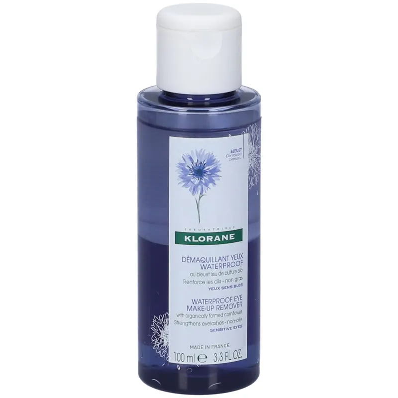 Klorane Struccante Occhi Waterproof al Fiordaliso BIO 100ml - Occhi sensibili