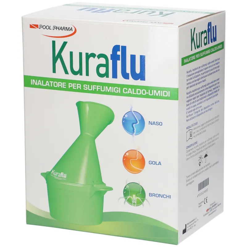 Kuraflu Inalatore per Suffumigi Caldo-Umidi