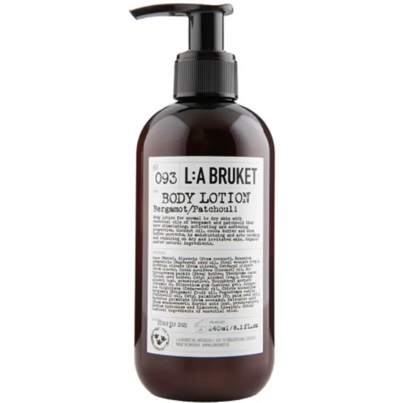 L:A BRUKET No. 93 Bergamot/Patchouli Body Lotion, 240 ml