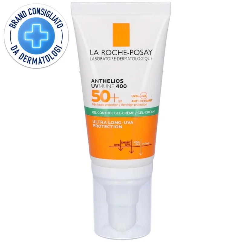 La Roche-Posay Anthelios UVMUNE 400 Gel Crema Oil Control SPF 50+ Con Profumo 50ml