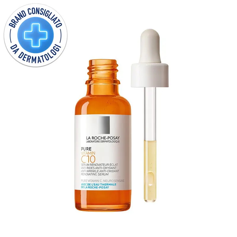 La Roche-Posay Redermic Siero Pure Vitamin C10, anti-rughe e antiossidante 30 ml
