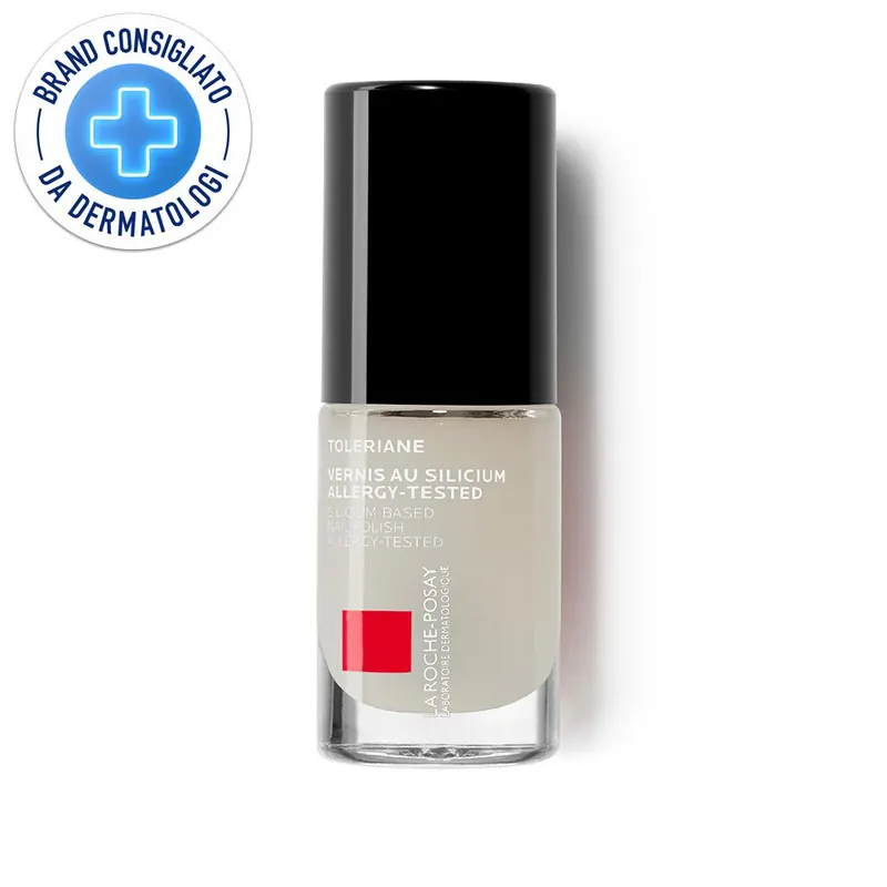 La Roche-Posay Toleriane Smalto Unghie Mat 01 6 ml Smalto con silicio per unghie sensibil, fragili e fragilizzate